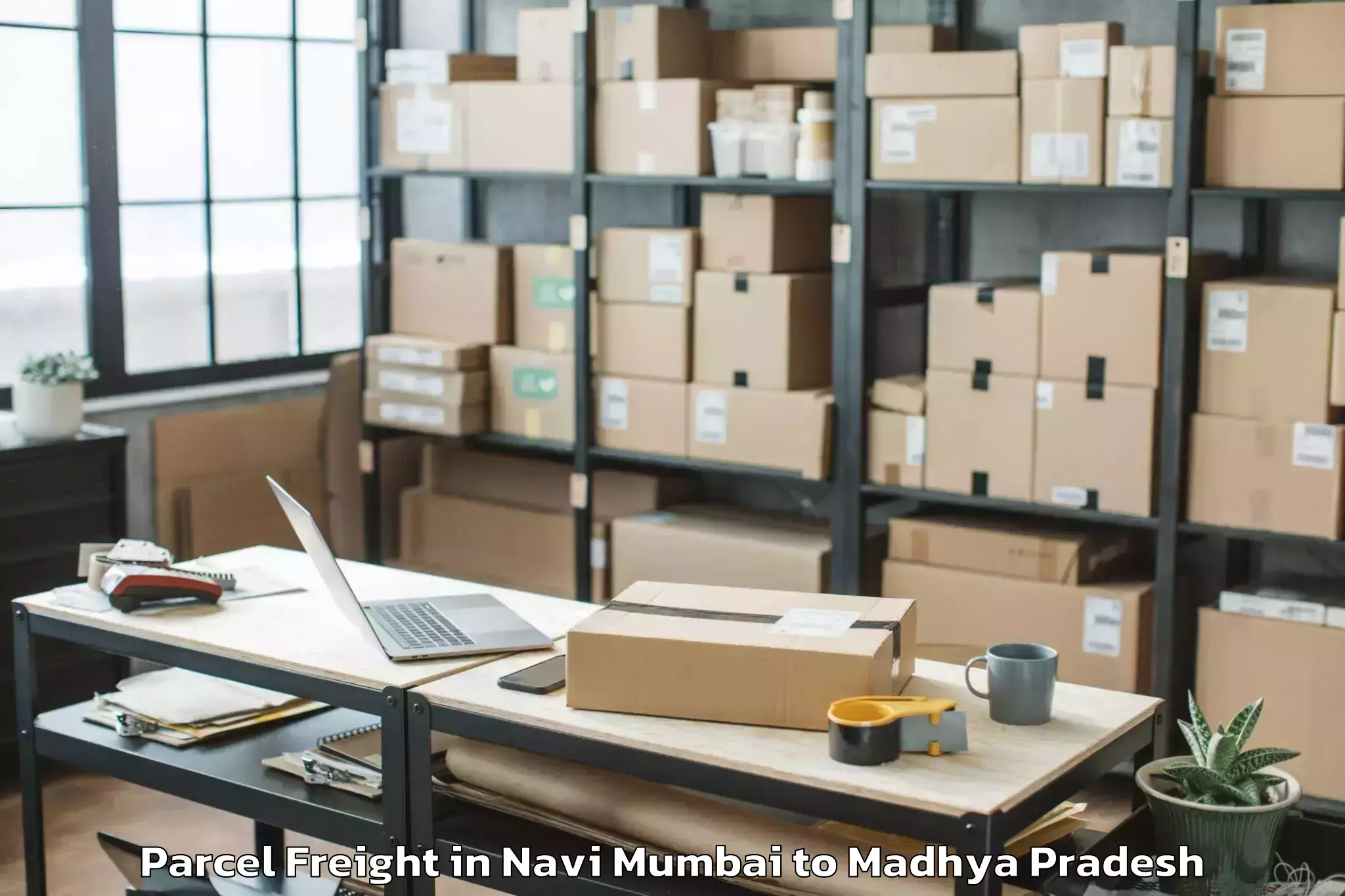 Book Navi Mumbai to Baldeogarh Parcel Freight